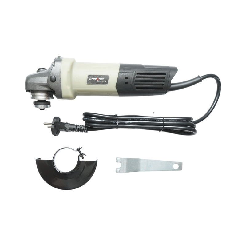 Smerigliatrice angolare da 850 W, 220 V, disco da 100 mm, velocità di 11.000 giri/min Breckner Germany