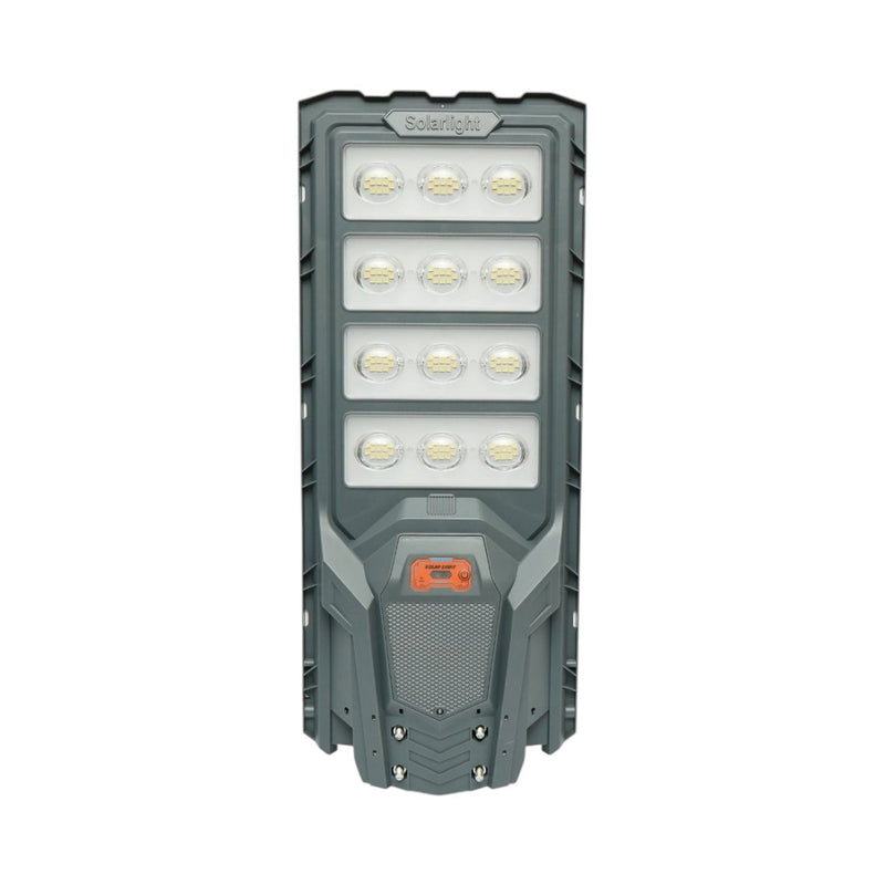 Lampione stradale solare a LED da 500 W con pannello solare da 25 W, batteria LiFePO4 da 20.000 mAh, sensore di movimento, telecomando e supporto per palo (IP65) Breckner Germany