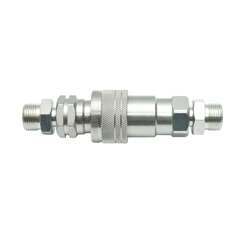 Valvola adattatrice maschio-femmina M16 con sede conica e riduzioni M16x20 (set di raccordi femmina + maschio da 1/2") 92,8x37x29,6 mm