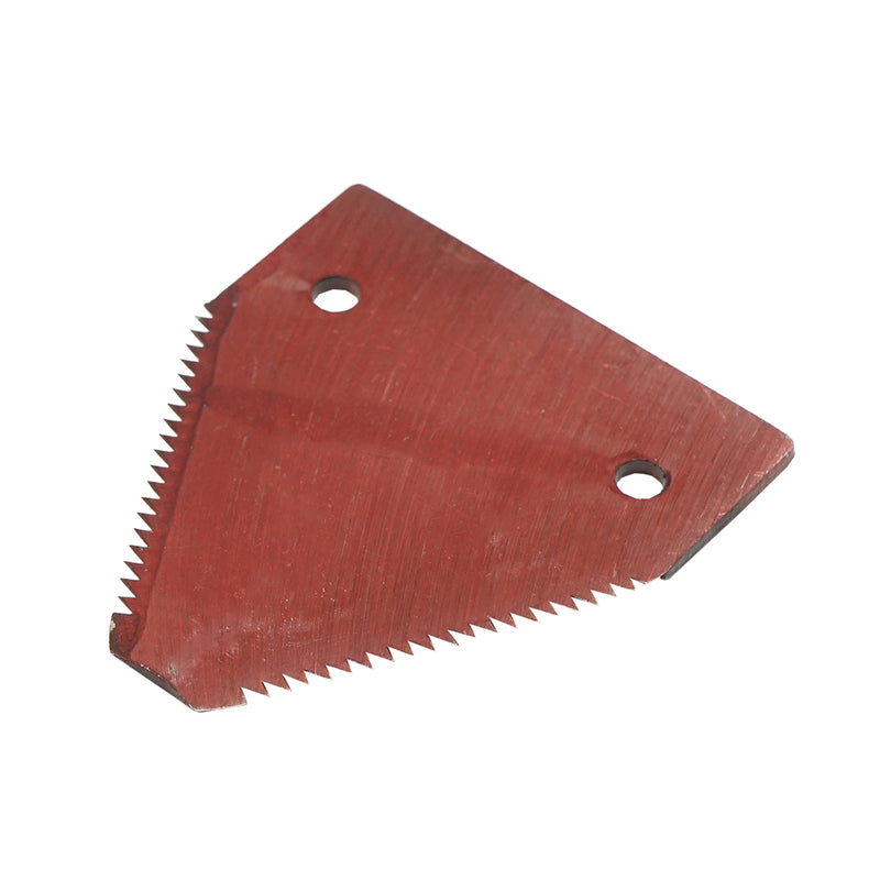 Lama dentellata per mietitrebbia Claas, foro da 6 mm, codice OEM 6112031 Breckner Germany