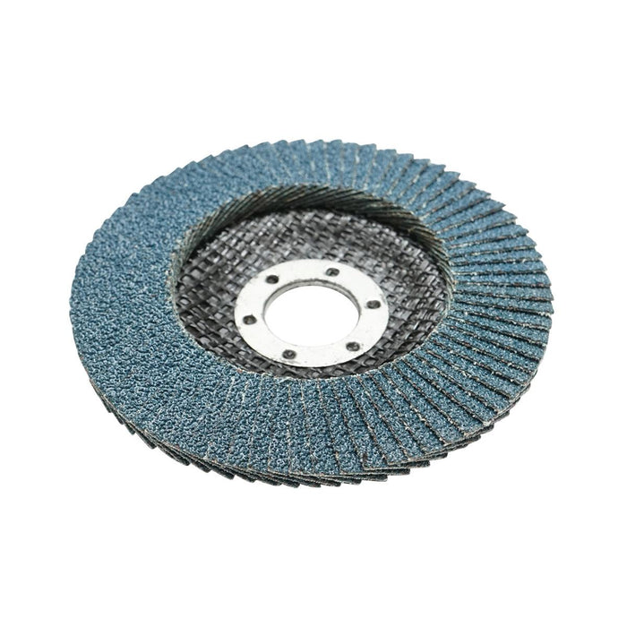 Dischi Lamellari Zirconio 115mm P40 per Acciaio INOX Metallo, Dischi Abrasivi, Disco Lamellare Breckner German