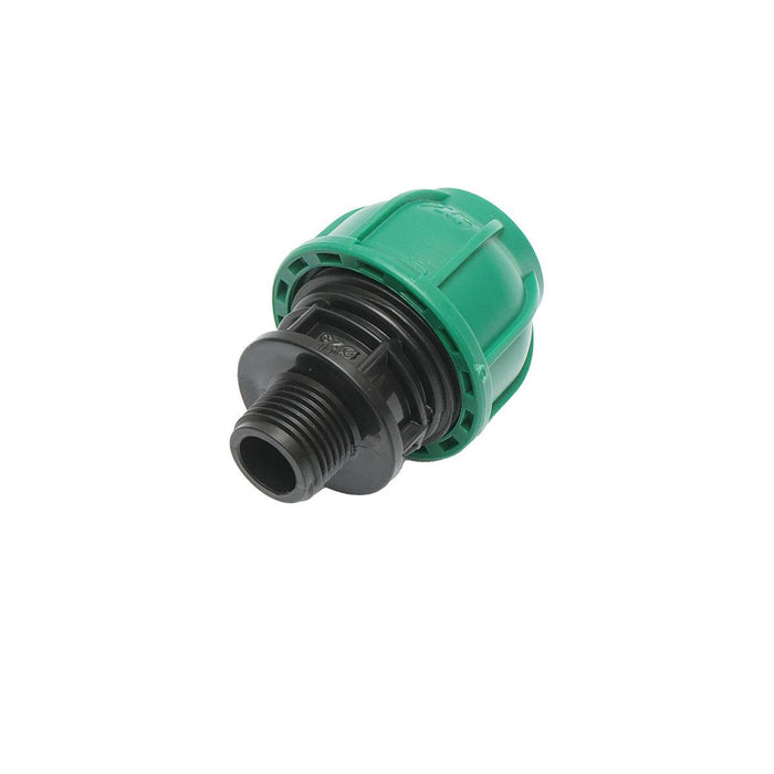 Raccordo Maschio a compressione 25mm X 1/2", per sistemi di irrigazione Manicotto Raccordo Tubi Raccordo di giunzione a compressione 25mm X 1/2" per sistemi di irrigazione