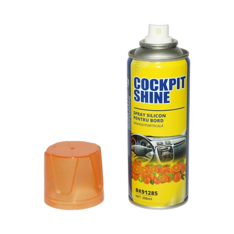 Spray antistatico al silicone per cruscotti, profumazione all'arancia, 200 ml Breckner Germany