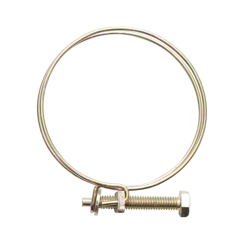 Fascetta stringitubo in filo metallico da 60-65 mm con vite M6x60 mm Breckner Germany