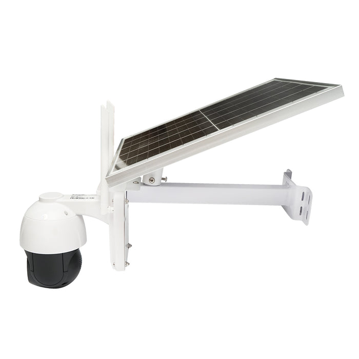 Telecamera di videosorveglianza 4G, rotante 24 ore su 24, 7 giorni su 7, completamente autonoma, ricarica con pannello solare, PTZ, 1080P, PIR, IP66