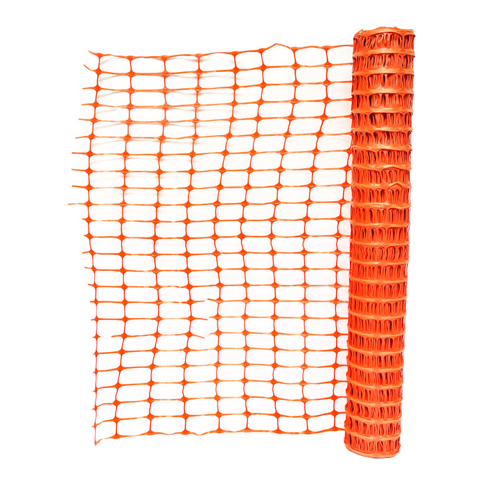 Rete per delimitazione lavori 1mx50m con maglie 70x40mm, 110g/m arancione