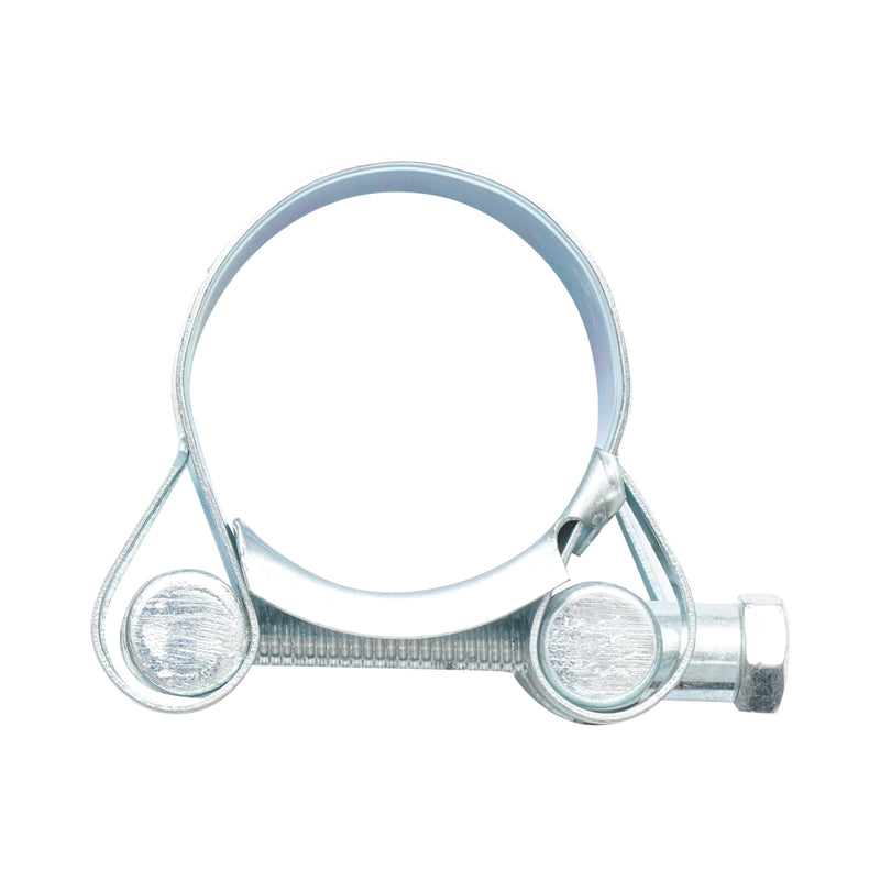 Fascetta stringitubo ad alta resistenza, fascetta in metallo zincato W1 con vite, per tubi da 23–25 mm Breckner Germany
