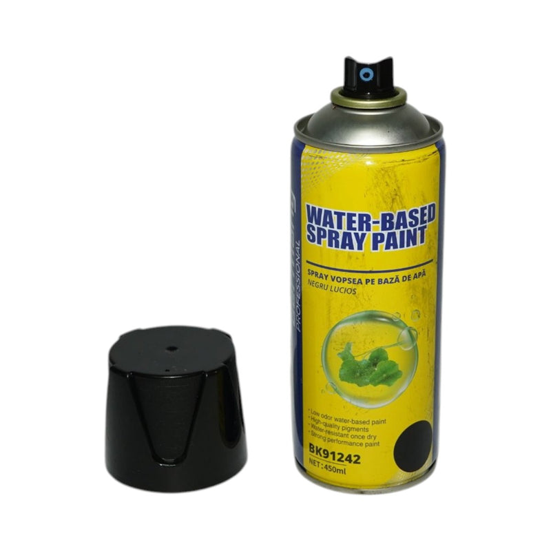 Vernice spray nera lucida a base d'acqua da 450 ml Breckner Germany