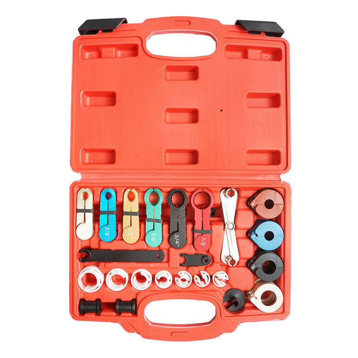 Kit di attrezzi per l'installazione e la rimozione dei condotti dell'aria condizionata e del carburante, 23 pezzi