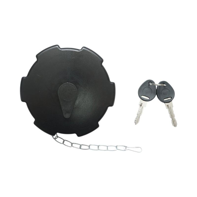 Tappo serbatoio carburante con 2 chiavi per Renault/Volvo, 78,5 mm, codice OEM 20392751