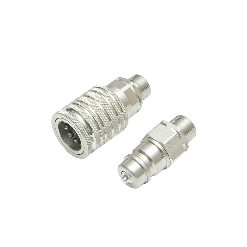 Valvola di passaggio maschio/femmina con raccordo M20×1,5 mm, con filettatura esterna. Breckner Germany