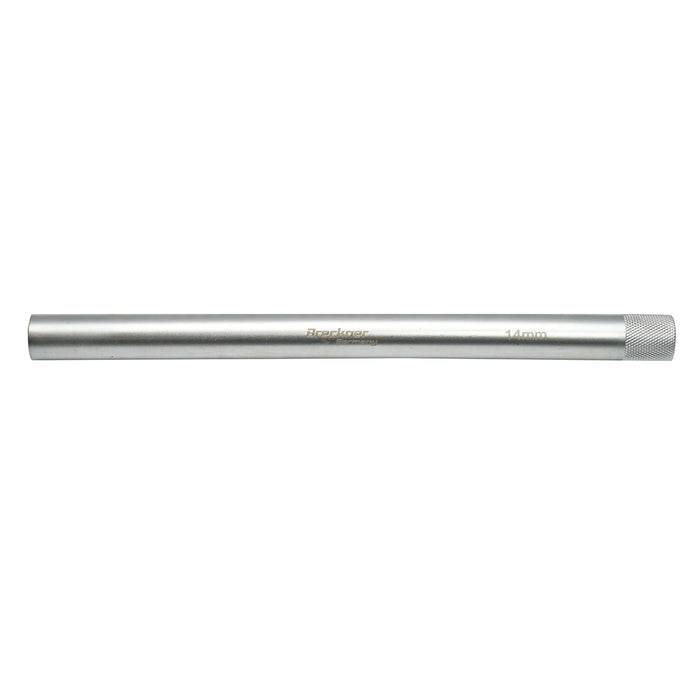 Chiave tubolare per candele da 14 mm a 12 punte, extra lunga con magnete, Breckner Germany