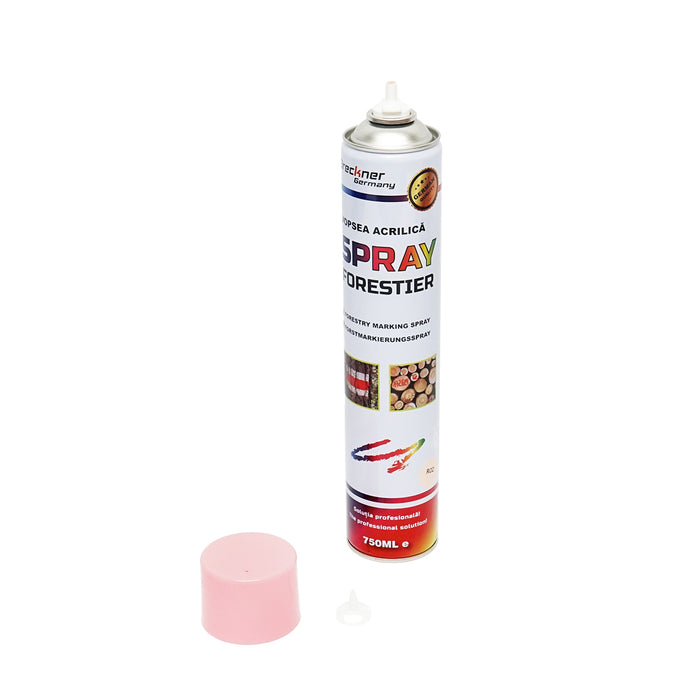 Vernice spray per marcatura forestale rosa 750ml Breckner Germany
