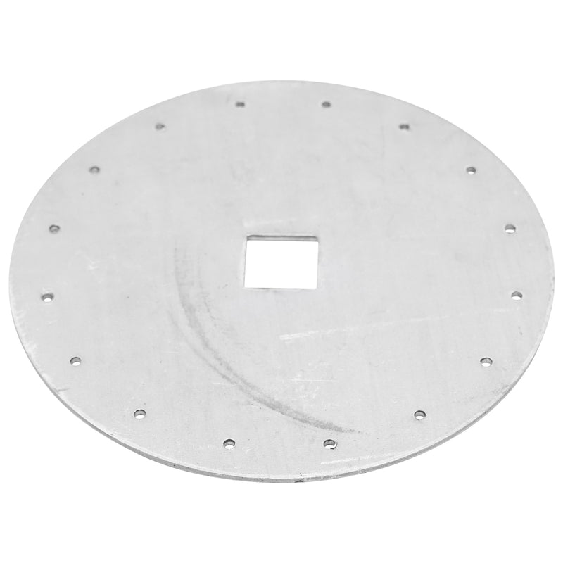 Disco seminatrice SPC 6-8, diametro 140 mm, attacco quadro da 18 mm, foro 16x2,5 mm.