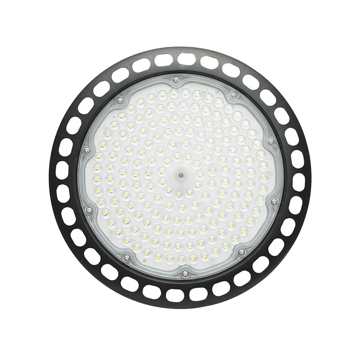 Lampada industriale LED High-Bay 150W, 220V, 8000K per capannone/magazzino 290x75mm