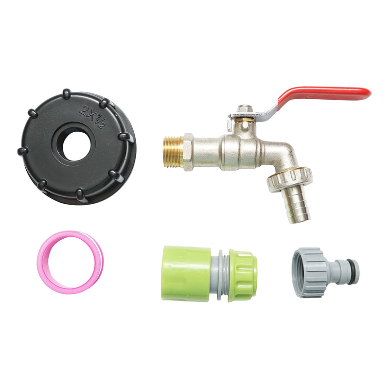 Valvola di scarico Autospeed da 1/2" per serbatoio IBC con filettatura interna da 60 mm
