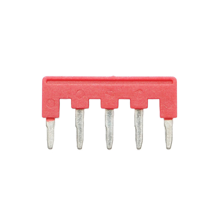 Ponte di collegamento a 5 vie, 32A 450V per guida DIN Leader