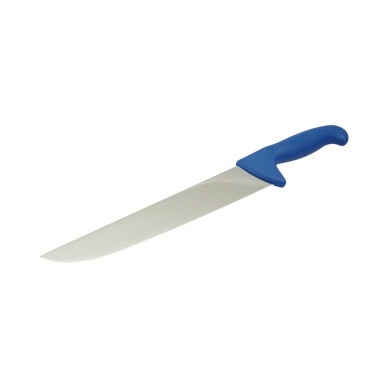 Coltello da macellaio professionale da 26 cm, lama in acciaio 5Cr15MoV, manico in nylon blu Breckner Germany