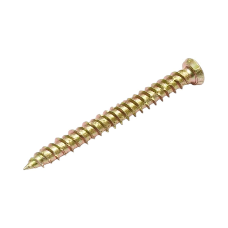 Vite per il fissaggio di serramenti 7,5x72 mm, Torx TX30, acciaio zincato giallo, 100 pz/scatola