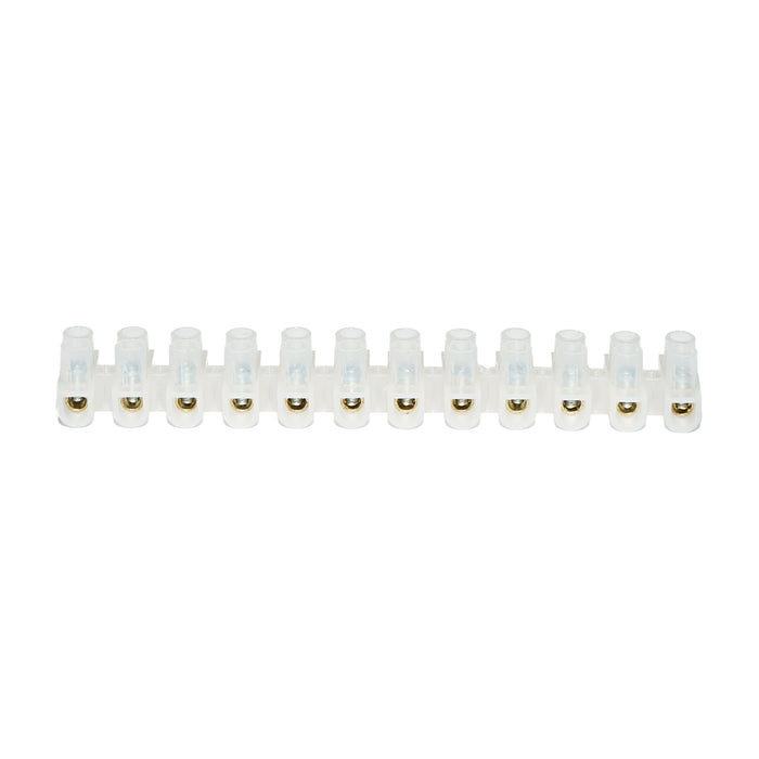 Morsettiera 10A 380V, 12 poli 10mm Leader