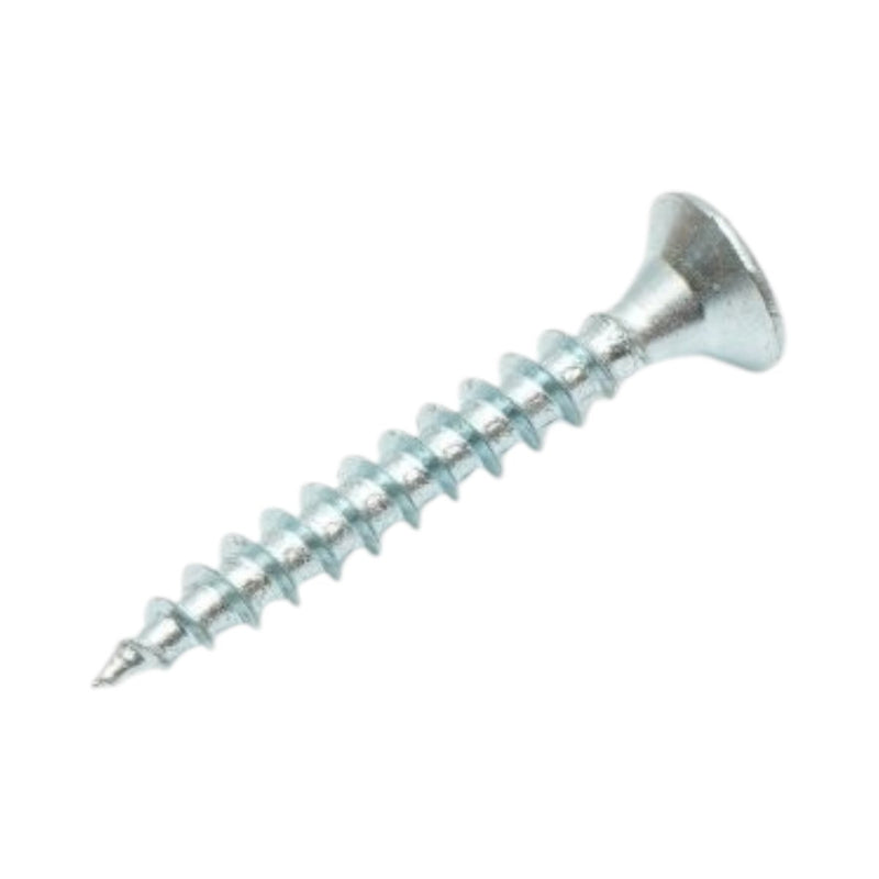 Vite autofilettante per legno 4x30 mm, testa svasata PZ2, acciaio zincato, 1000 pz/scatola