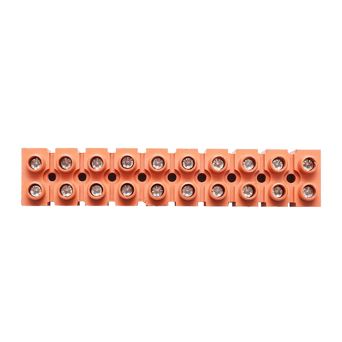 Morsettiera 36A 600V, 10 poli 0,5-6mm Leader