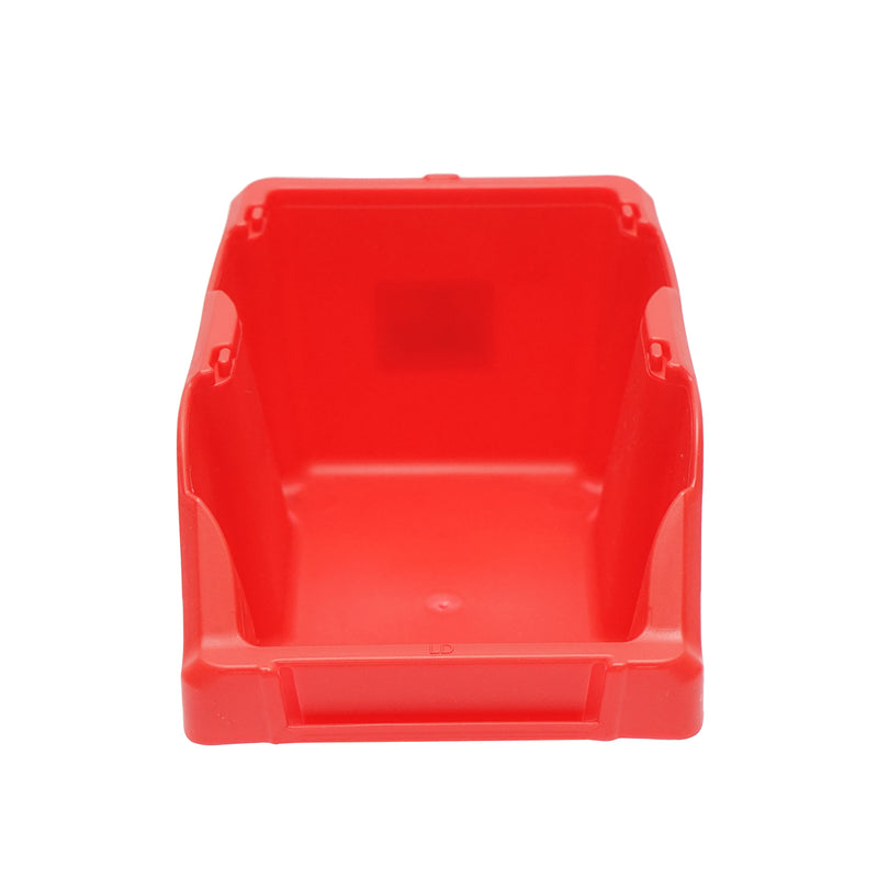 Scatola portaoggetti in plastica rossa, dimensioni 165x105x75 mm