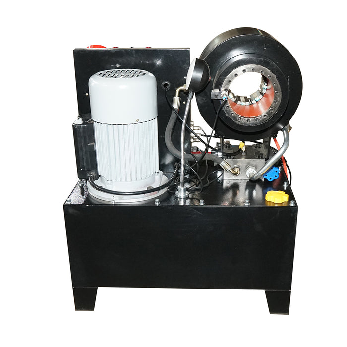 PRESSATUBI OLEODINAMICI PRESSA PER CRIMPARE TUBI OLEODINAMICI ALTA PRESSIONE PER TUBI 6-51MM 220V 3KW CON CAMBIO RAPIDO BRECKNER GERMANY