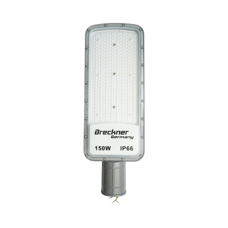 Lampione stradale LED da 150 W, 100-265 V, 6500 K, 16500 lm, montaggio su palo, 485x170x25 mm, IP66 Breckner Germany