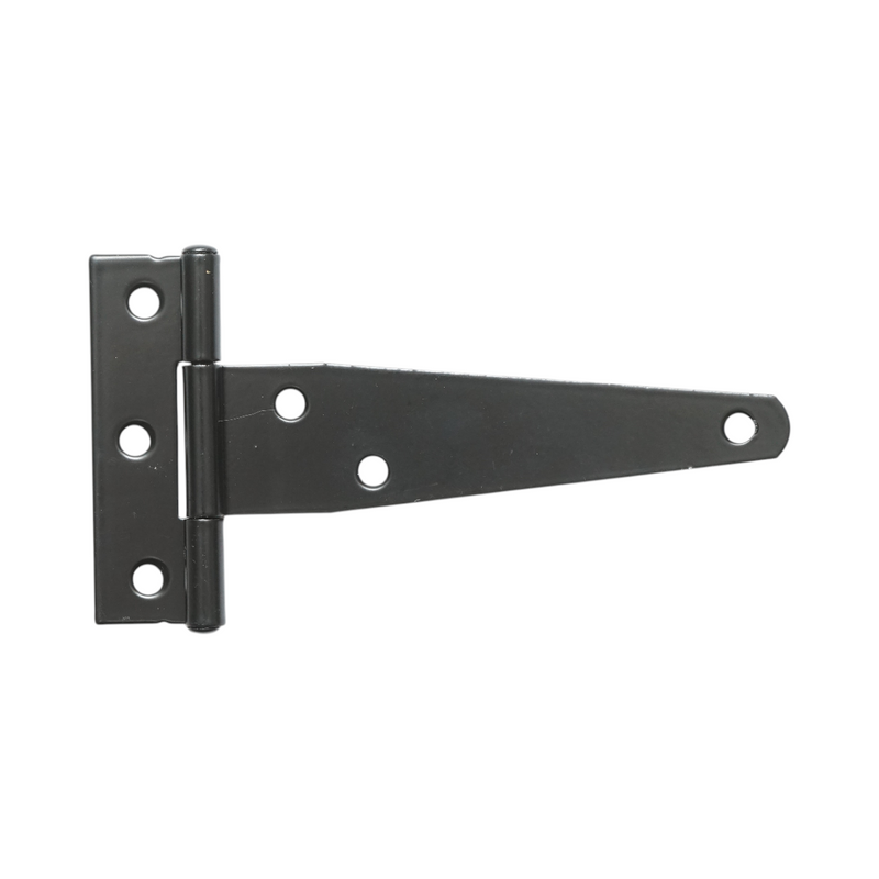 Cerniera a T per cancelli, 65x121 mm, acciaio nero, viti incluse
