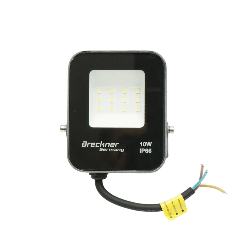 Proiettore LED 10W, 220V, 6500K, 900lm, fascio largo, 105x85x28mm, IP66 Breckner Germany