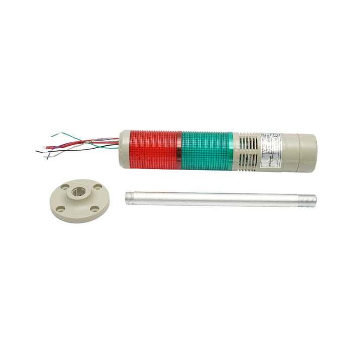 Colonna di segnalazione a LED 12-30V AC con sirena rosso-verde Breckner Germany