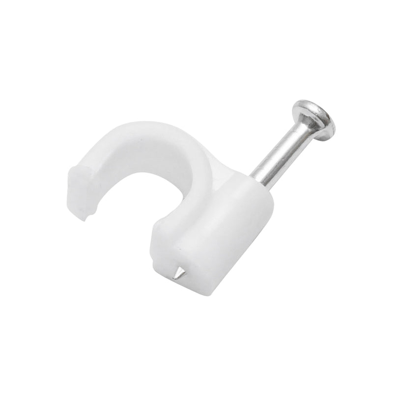 Clip di fissaggio per cavi da 4 mm, 100 pezzi