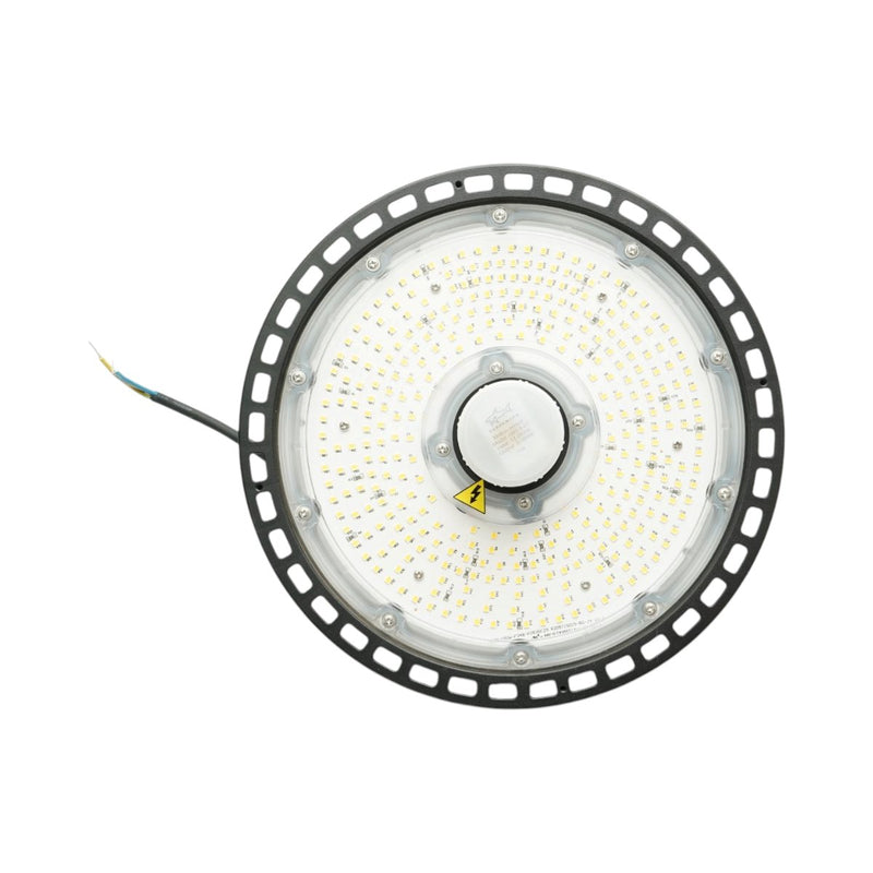 Lampada industriale LED High-Bay da 150 W, 220 V, 5000 K, 22.500 lm, con sensore di movimento a microonde, per capannoni industriali e magazzini, 265x86 mm Breckner Germany