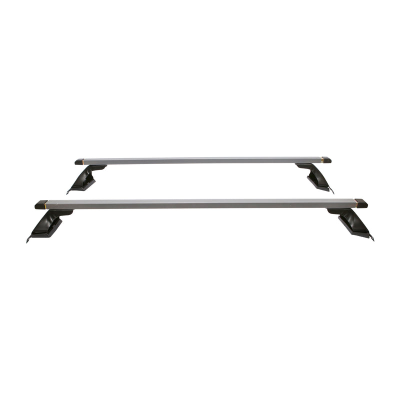 Set di 2 barre trasversali in metallo per tetto per Dacia Logan berlina (codice OEM 6001998054) Breckner Germany
