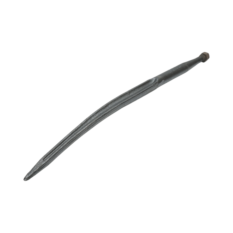 Punta curva per balle (profilo a V) per forca di caricamento balle, 36x810 mm Breckner Germany
