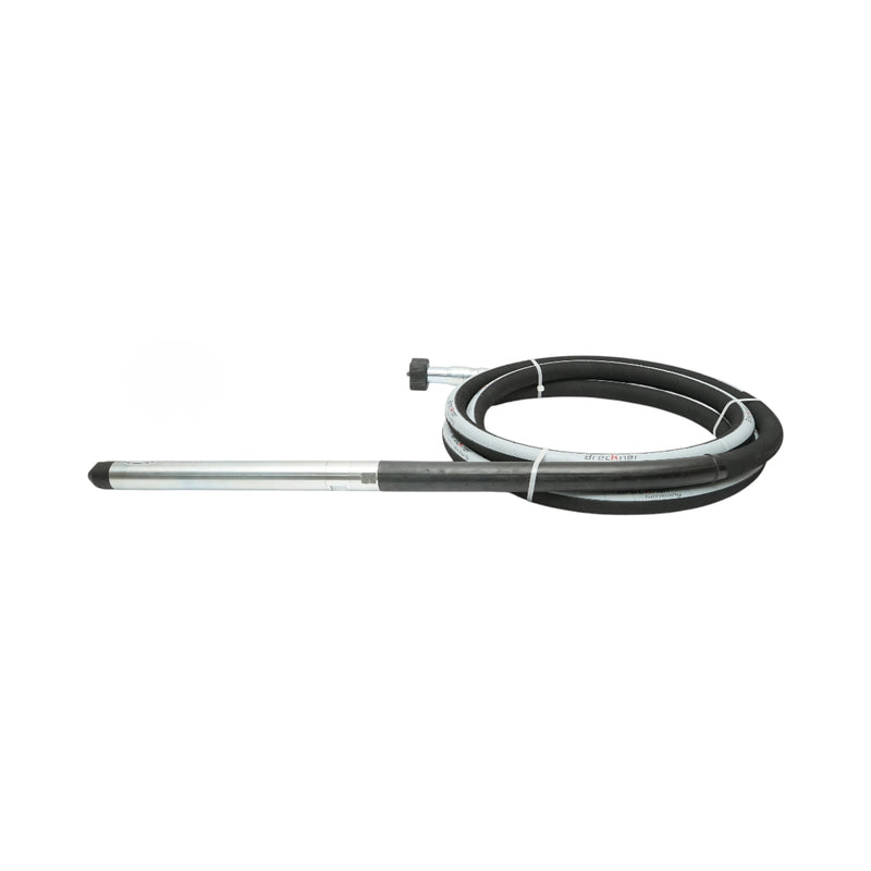 Testa vibrante eccentrica per calcestruzzo da 38 mm con albero flessibile da 5 m Breckner Germany