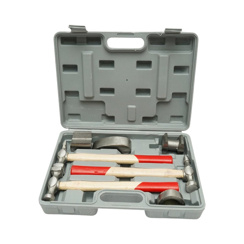 Kit da 7 pezzi per la riparazione della carrozzeria con martelli e tasselli Breckner Germany