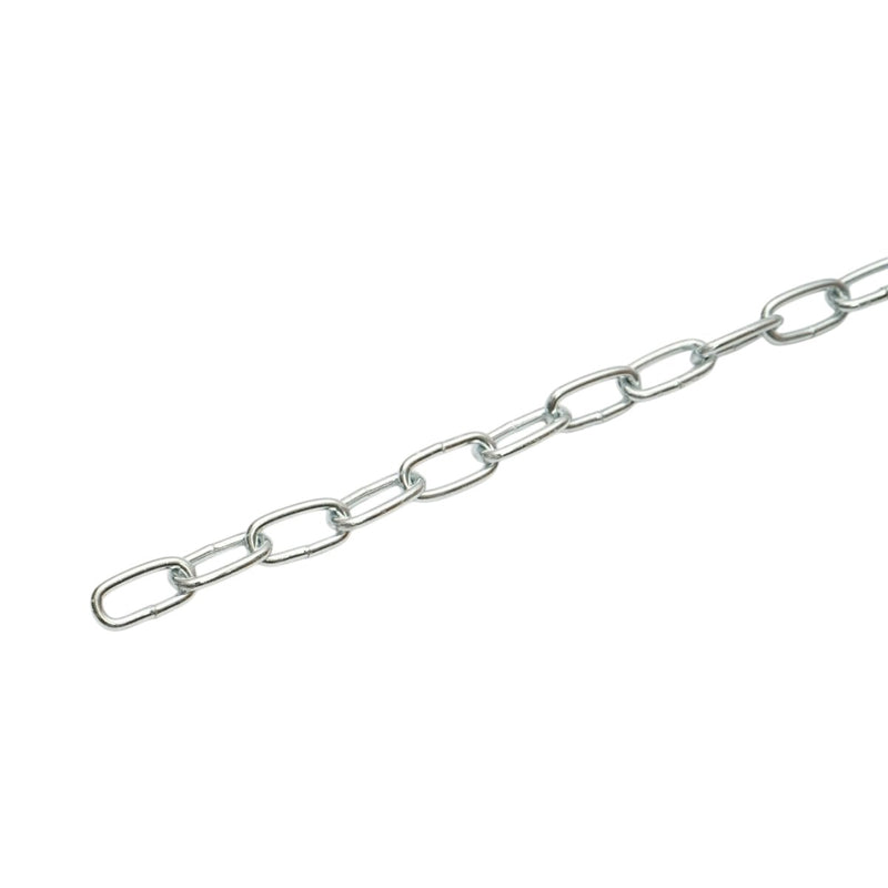 Catena in acciaio zincato a maglia corta 2,5 mm x 100 m