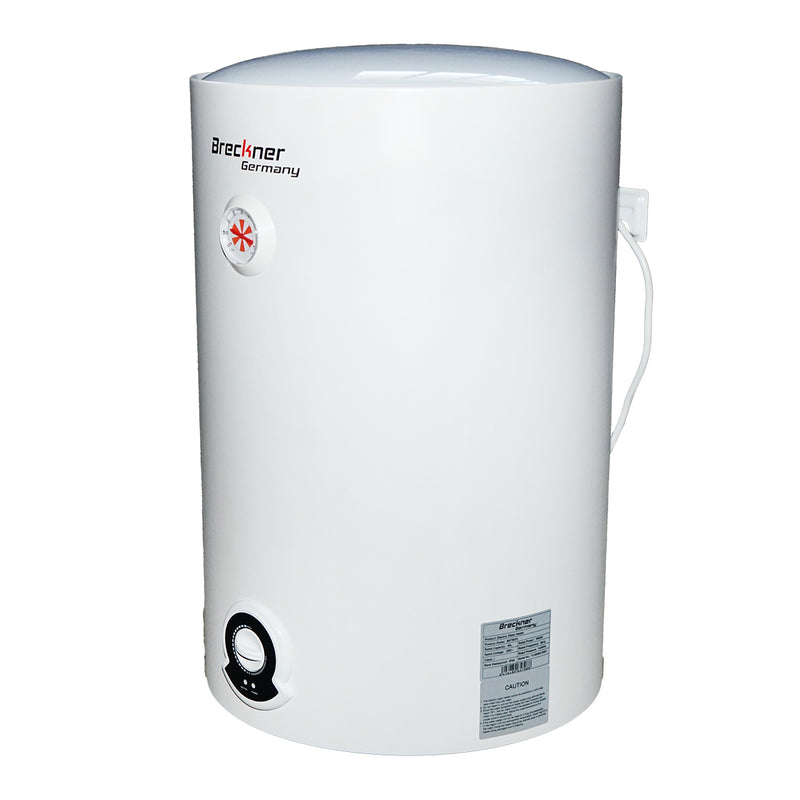 Scaldacqua elettrico da 50 L, 1500 W, IPX4, 220 V, installazione verticale, per acqua calda sanitaria. Breckner Germany