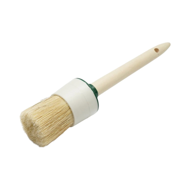 Pennello tondo da 45 mm n. 14, setole in PET, manico in legno Breckner Germany
