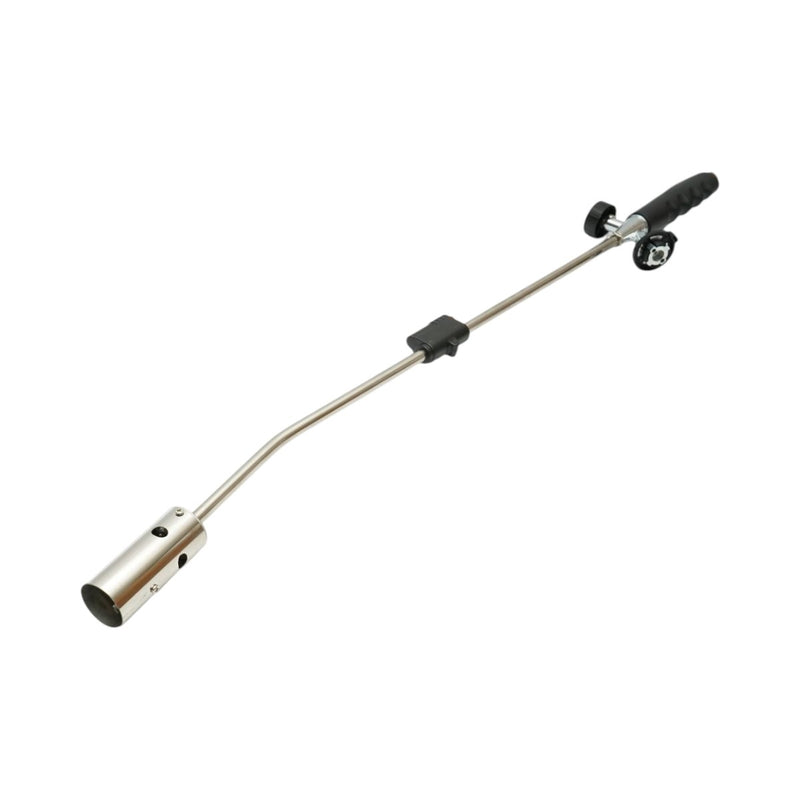 Bruciaerbacce da giardino da 800 mm, rotazione a 360°, accensione piezoelettrica, fiamma regolabile a 1300°C