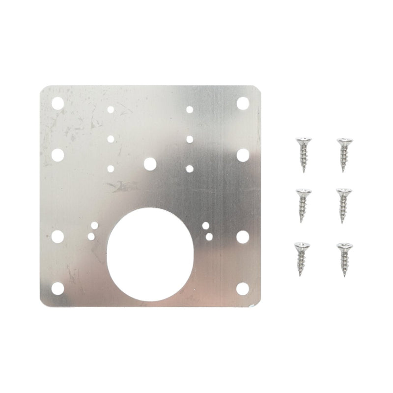 Piastra di montaggio e riparazione per cerniera da 35 mm in acciaio inox per mobili