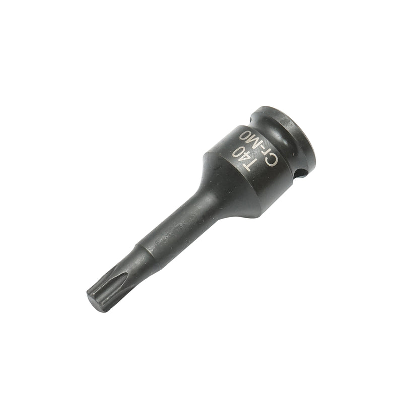 Chiave a bussola a impatto Torx T40, 60 mm, quadrata 3/8 Cr-Mo