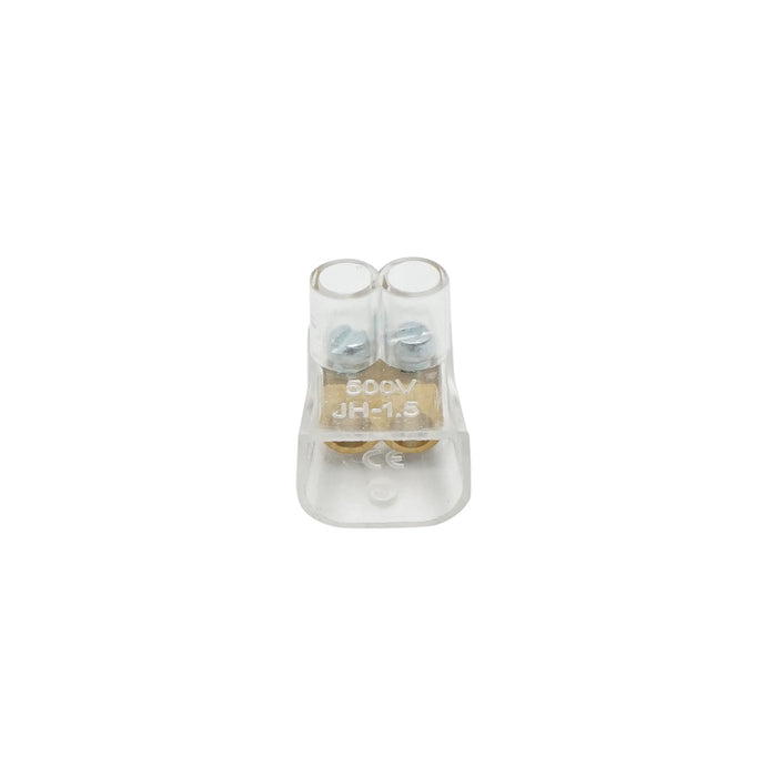 Morsettiera di fine stringa 10A 500V, 2 poli 1,5mm Leader