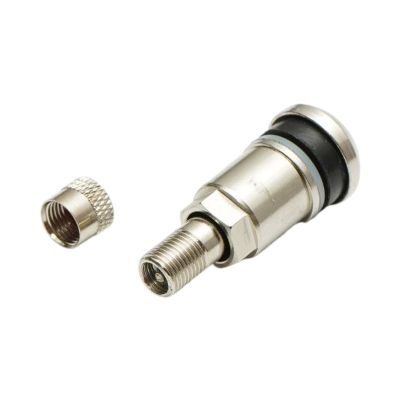 Valvola per cerchi tubeless in ottone cromato da 45 mm TR413 MS525AL