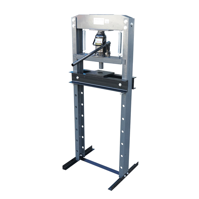 Pressa idraulica 20T, apertura regolabile 30-950mm, corsa pistone 0-120mm