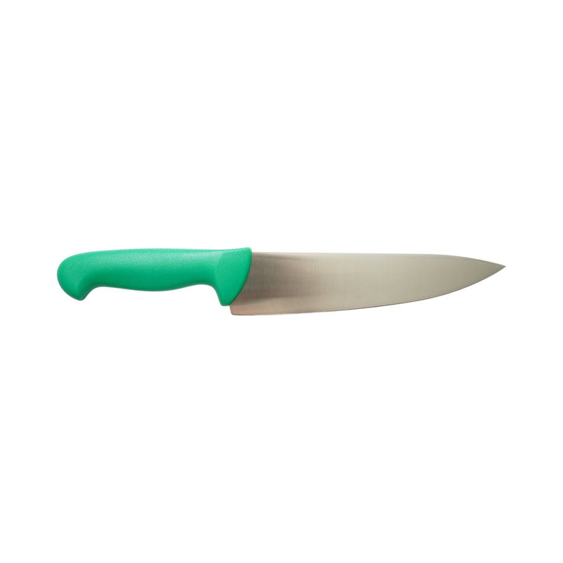Coltello da chef professionale da 23 cm, lama in acciaio 5Cr15MoV, manico in PP verde Breckner Germany