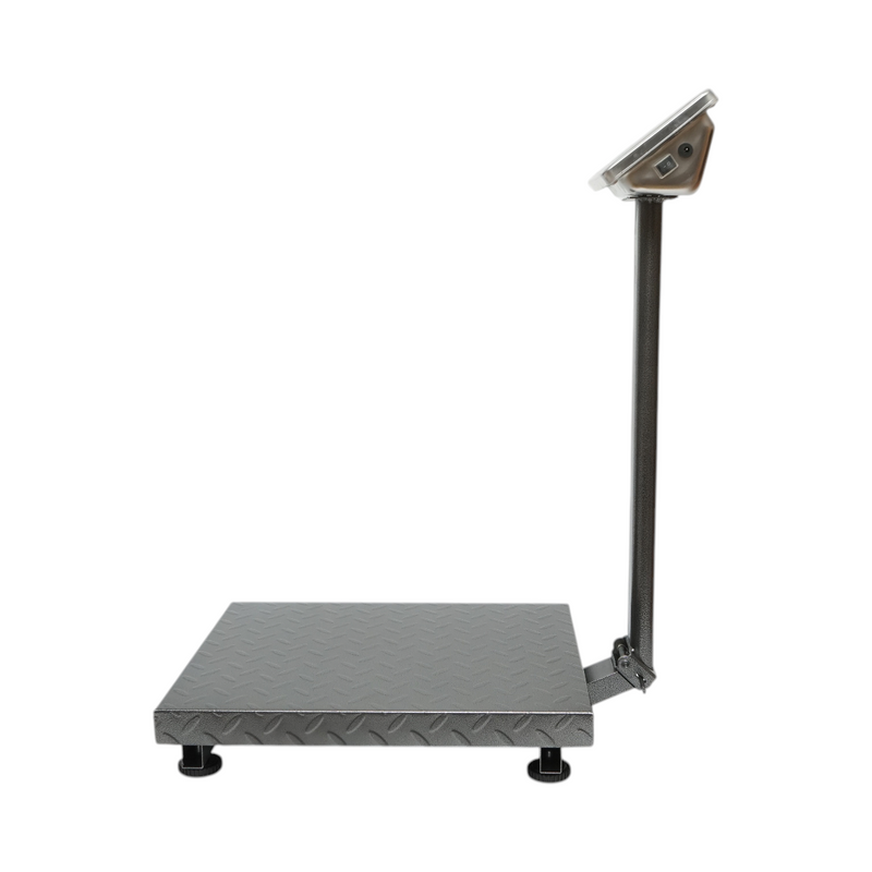 Cantar electronic de podea 350kg tip platforma 500x400mm cu brat pliabil, afisaj LCD Breckner Germany