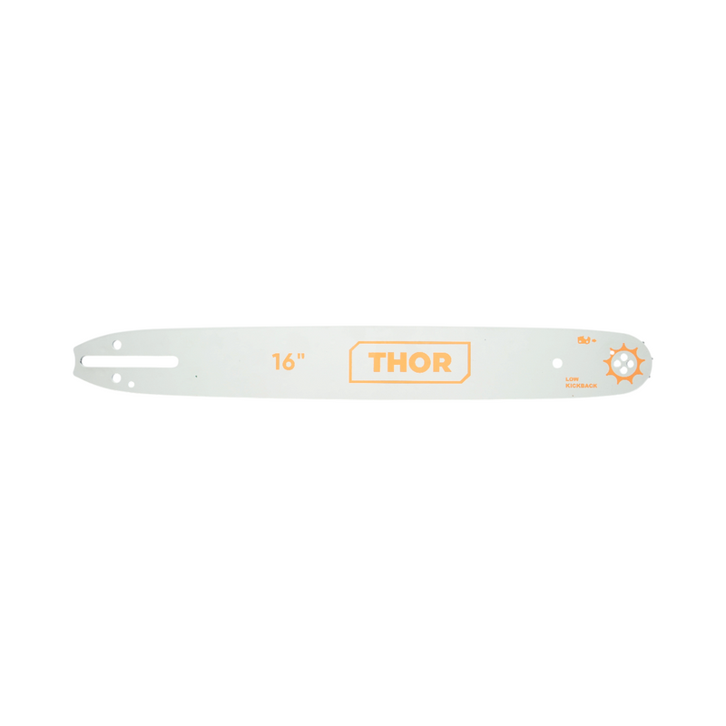 Set THOR di livello professionale con barra per motosega da 40 cm (16 pollici) e 2 catene (passo .325", spessore 1,5 mm, 64 maglie motrici)